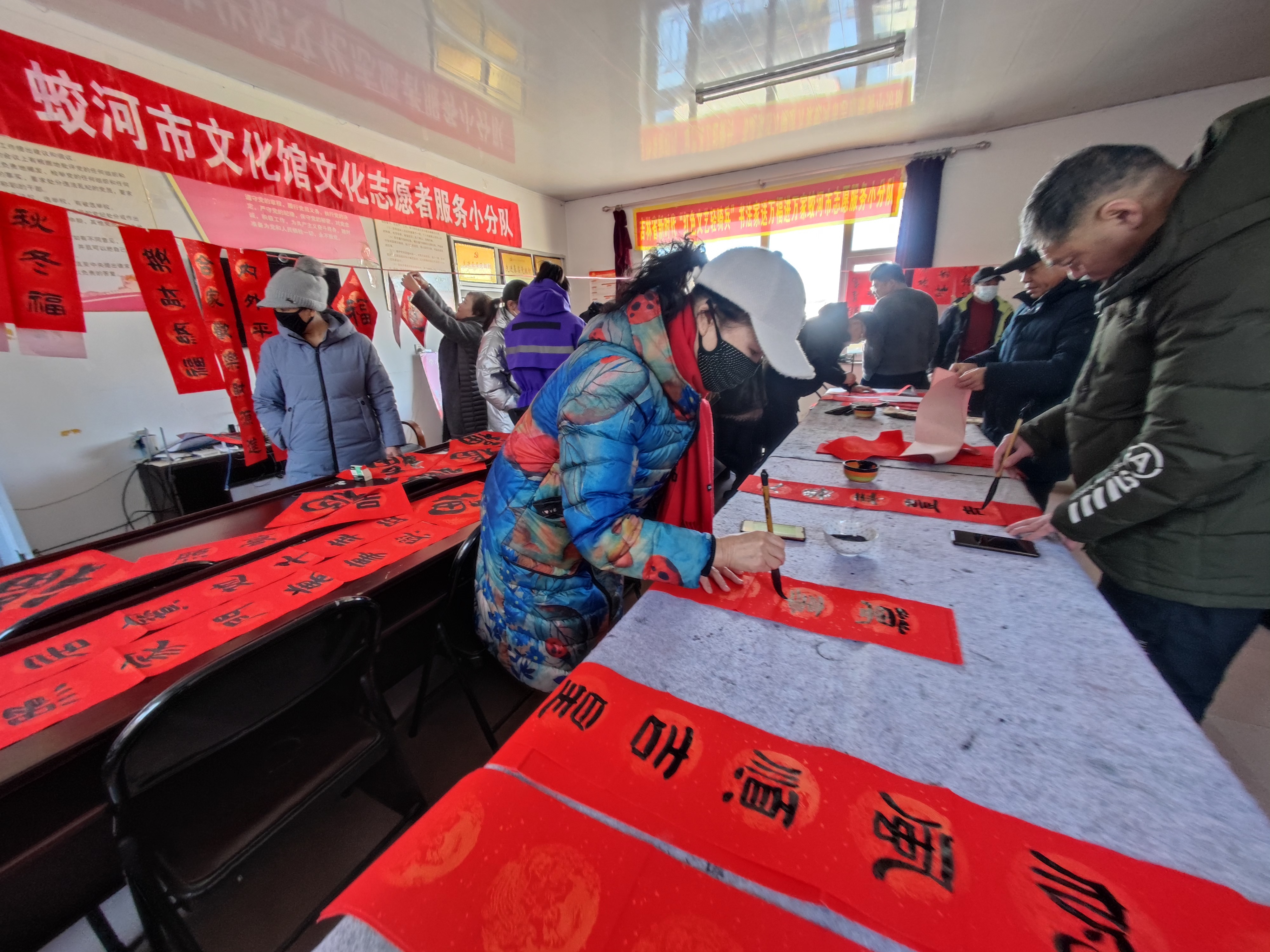 蛟河市“新時代紅色文藝輕騎兵”文化志愿服務在行動